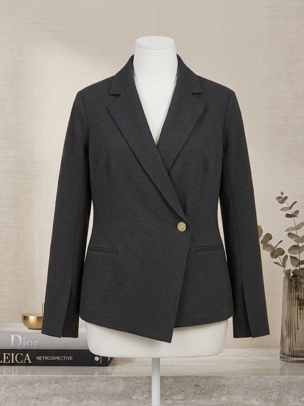 SPANX Perfect Asymmetrical Blazer Sz 2X
